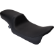 Drag Specialties Seats Predator 2-Up Seat - Vinyl - Black - Smooth - w/o Backrest - FLH '08-'23 - 0801-1487 Performance Predator 2-Up Seat