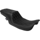 Drag Specialties Seats Predator 2-Up Seat - Vinyl - Double Diamond - Black Stitching- w/o Backrest - FL '97-'07 - 0801-1996 Performance Predator 2-Up Seat