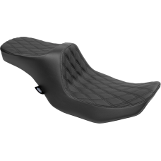 Drag Specialties Seats Predator III Seat - Double Diamond - Black Stitching - FLT/FLH '23-'24 - 0801-1931 Predator III Seat