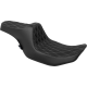 Drag Specialties Seats Predator III Seat - Double Diamond - Silver Stitched - FLT/FLH '23-'24 - 0801-1919 Predator III Seat