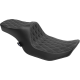 Drag Specialties Seats Predator III Seat - Double Diamond - Silver Stitching - FLT/FLH '23-'24 - 0801-1932 Predator III Seat