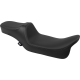 Drag Specialties Seats Predator III Seat - Extended Reach - Smooth - Black Solar Leather - FLH/FLT '08-'24 - 0801-1926 Extended Reach Predator III Seat
