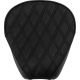 Drag Specialties Seats Rear Solo Seat - Wide - Double Diamond - Black Stitch - FL '97-'23 - 0801-1953 Rear Solo Seat