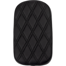 Drag Specialties Seats Rear Solo Seat - Wide - Double Diamond - Black Stitch - FLH/FLT '97-'23 - 0801-1957 Rear Solo Seat