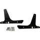 Drag Specialties Side Plates - Black - 1504-0118 Sissy Bar Side Plates