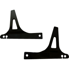 Drag Specialties Side Plates - Black - 1504-0121 Sissy Bar Side Plates