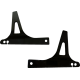 Drag Specialties Side Plates - Black - 1504-0121 Sissy Bar Side Plates