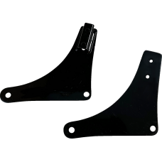 Drag Specialties Side Plates - Black - 1504-0123 Sissy Bar Side Plates