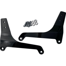 Drag Specialties Side Plates - Black - 1504-0127 Sissy Bar Side Plates