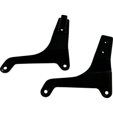 Drag Specialties Side Plates - Black - 1504-0130 Sissy Bar Side Plates