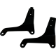 Drag Specialties Side Plates - Black - 1504-0130 Sissy Bar Side Plates