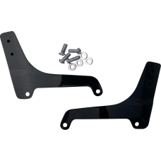 Drag Specialties Side Plates - Black - 1504-0131 Sissy Bar Side Plates