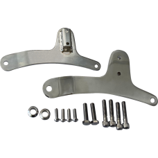 Drag Specialties Side Plates - Chrome - 1504-0109 Sissy Bar Side Plates