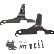 Drag Specialties Side Plates - Chrome - 1504-0112 Sissy Bar Side Plates