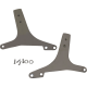 Drag Specialties Side Plates - Chrome - 1504-0119 Sissy Bar Side Plates