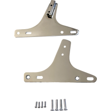 Drag Specialties Side Plates - Chrome - 1504-0122 Sissy Bar Side Plates
