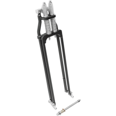 Drag Specialties Springer Forks - Black - Extends +6" - 0401-0119 +6" Custom Springer Forks