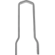 Drag Specialties Square Sissy Bar - 12.81" H x 6.69" W - 1501-0786 Square Sissy Bar