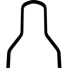 Drag Specialties Square Sissy Bar - Black - 10.14" H x 8.75" W - 1501-0766 Square Sissy Bar