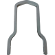 Drag Specialties Square Sissy Bar - Chrome - 10" H x 7.5" W - 1501-0769 Square Sissy Bar