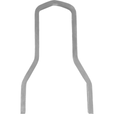 Drag Specialties Square Sissy Bar - Chrome - 10.02" H x 8.25" W - 1501-0782 Square Sissy Bar