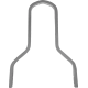 Drag Specialties Square Sissy Bar - Chrome - 11" H x 11" W - 1501-0775 Square Sissy Bar