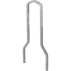 Drag Specialties Square Sissy Bar - Chrome - 14.75" H x 8.75" W - 1501-0764 Square Sissy Bar