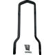 Drag Specialties Square Sissy Bar - Tall - Black - 12.5" H x 7.5" W - 1501-0773 Square Sissy Bar