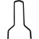 Drag Specialties Square Sissy Bar - Tall - Black - 15.5" H x 11" W - 1501-0780 Square Sissy Bar