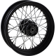 Drag Specialties Wheel - Laced - 40 Spoke - Rear - Black - 16x3 - '86-'99 Touring - 0204-0672 Replacement Laced Wheel