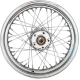 Drag Specialties Wheel - Laced - 40 Spoke - Rear - Chrome - 16x3 - '86-'99 Touring - 0204-0670 Replacement Laced Wheel
