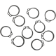 Eastern Motorcycle Parts Oil Pump Retainer Rings - Big Twin - DS-173403  A-11002