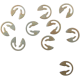 Eastern Motorcycle Parts Retaining Rings - Throttle Screw - 0632-0334  A-11155