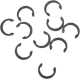Eastern Motorcycle Parts Snap Rings - Clutch Pushrod - 3/4" Ring - DS-188029  A-11096