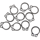 Eastern Motorcycle Parts Snap Rings - Clutch Pushrod - Full Ring - DS-188030  A-11096A