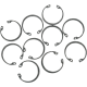 Eastern Motorcycle Parts Snap Rings - Press Plate - For 5-Speed - DS-188075  A-37907-84