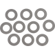 Eastern Motorcycle Parts Spacer Shims - Wheel Bearing - .016" - DS-195413  A-43291-82
