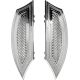 Eddie Trotta Designs 3/4 Crosscut Floorboards - Driver - Chrome - 1621-1161  TC-553-3/4