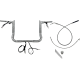Fat Baggers Inc. 1-1/2" EZ Install Pointed Top Handlebar - 12" - Chrome - 0601-6852 849012