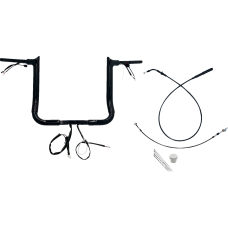 Fat Baggers Inc. 1-1/2" EZ Install Pointed Top Handlebar - 14" - Black - 0601-6855  849014-B