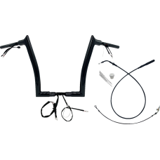Fat Baggers Inc. 1-1/2" EZ Install Pointed Top Handlebar - 14" - Black - 0601-6857  849914-B