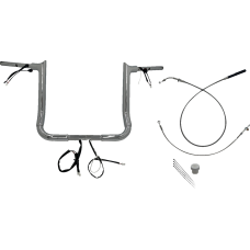 Fat Baggers Inc. 1-1/2" EZ Install Pointed Top Handlebar - 14" - Chrome - 0601-6854 849014
