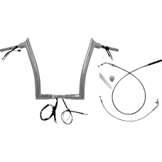 Fat Baggers Inc. 1-1/2" EZ Install Pointed Top Handlebar - 14" - Chrome - 0601-6856 849914