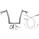 Fat Baggers Inc. 1-1/2" EZ Install Pointed Top Handlebar - 14" - Chrome - 0601-6856 849914