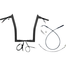 Fat Baggers Inc. 1-1/2" EZ Install Pointed Top Handlebar - 16" - Black - 0601-6859  849916-B