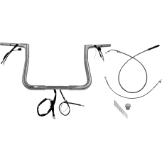 Fat Baggers Inc. 1-1/4" EZ Install Flat Top Handlebar - 11" - Chrome - 0601-6818 749011