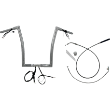 Fat Baggers Inc. 1-1/4" EZ Install Flat Top Handlebar - 16" - Chrome - 0601-6826 749916