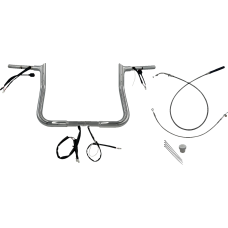 Fat Baggers Inc. 1-1/4" EZ Install Pointed Top Handlebar - 11" - Chrome - 0601-6828 949011