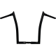 Fat Baggers Inc. 1-1/4" EZ Install Pointed Top Handlebar - 16" - Black - 0601-6363  948016-B