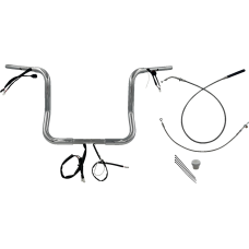 Fat Baggers Inc. 1-1/4" EZ Install Round Top Handlebar - 14" - Chrome - 0601-6840 939014